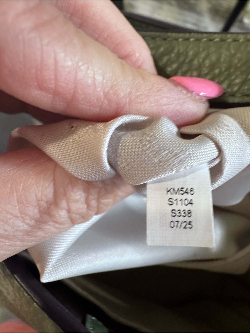 🍃Kate Spade Sage Green Juliette Medium Bucket Bag Pebbled Leather - Picture 12 of 13